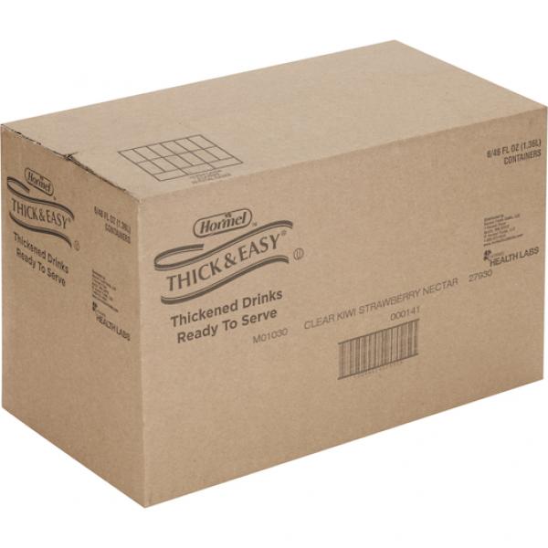 Thick & Easy Clear Thickened Kiwi Strawberrydrink Nectar Iddsi Level 46 Ounce Size - 6 Per Case.