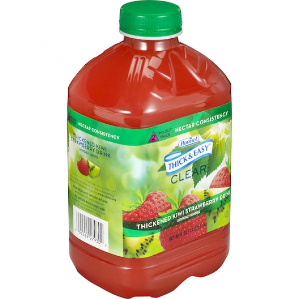 Thick & Easy Clear Thickened Kiwi Strawberrydrink Nectar Iddsi Level 46 Ounce Size - 6 Per Case.
