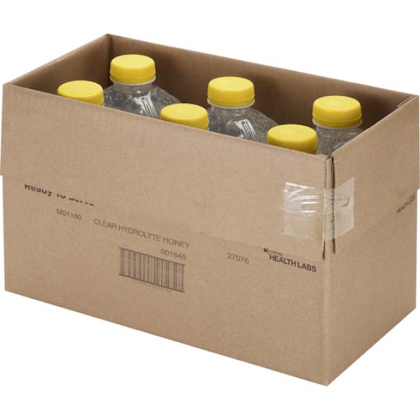 Thick & Easy Hydrolyte Clear Thickened Water (Hint Of Lemon) Honey Level 6 Count Packs - 1 Per Case.