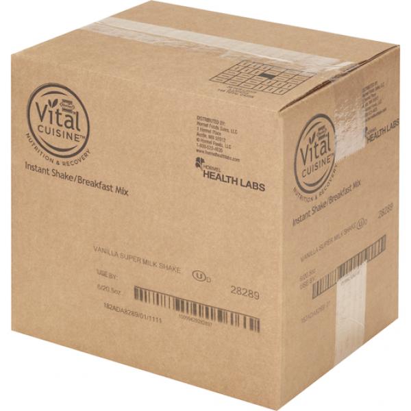 Hormel Vital Cuisine Instant Breakfast Mix Vanilla 12 Count Packs - 1 Per Case.