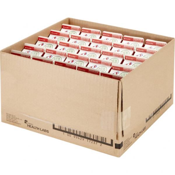Hormel Vital Cuisine Mightyshakes Reduced Sugar Nutritional Shake Strawberry 50 Count Packs - 1 Per Case.