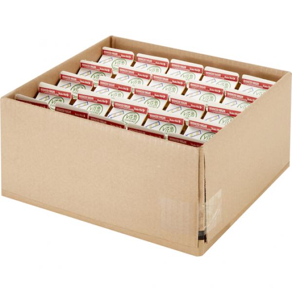 Hormel Vital Cuisine Mightyshakes Reduced Sugar Nutritional Shake Vanilla 50 Count Packs - 1 Per Case.