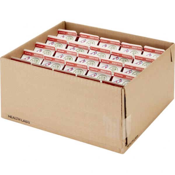 Hormel Vital Cuisine Mightyshakes Reduced Sugar Nutritional Shake Strawberrybanana 50 Count Packs - 1 Per Case.
