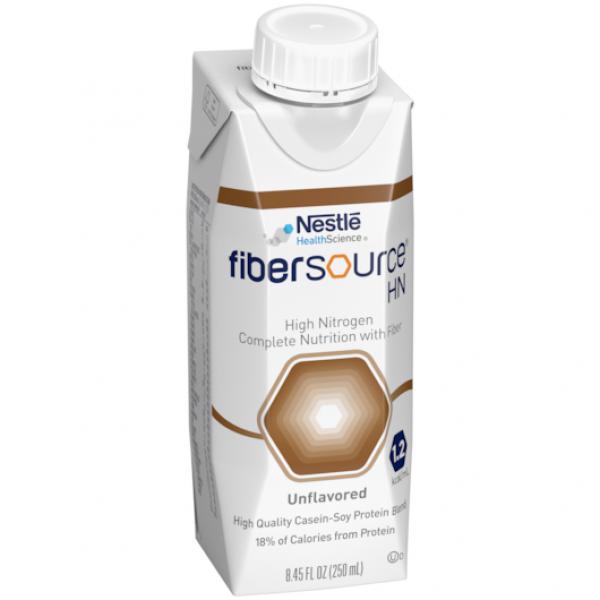 Nestle Fibersource Hn Malnutrition Liquid High Cal High Nitro Comp Liq Frmula 8.45 Fluid Ounce - 24 Per Case.