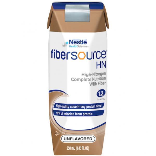 Nestle Fibersource Hn Malnutrition Liquid High Cal High Nitro Comp Liq Frmula 8.45 Fluid Ounce - 24 Per Case.