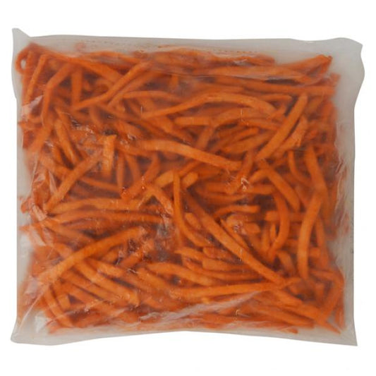 8" 4" Trim Fries Frozen French Fried Sweet Potatoes 3 Pound Each - 5 Per Case.