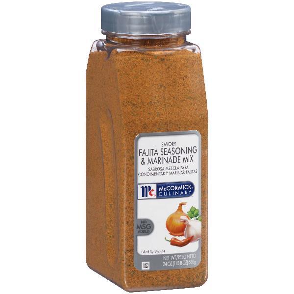 Mccormick Savory Fajita Seasoning 24 Ounce Size - 6 Per Case.