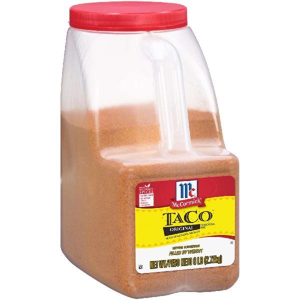 Mccormick Culinary Taco Seasoning 6 Pound Each - 3 Per Case.