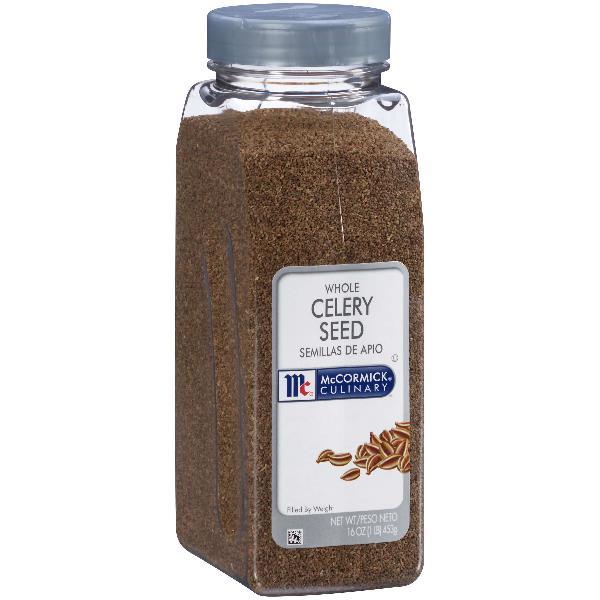 Mccormick Culinary Whole Celery Seed 1 Pound Each - 6 Per Case.