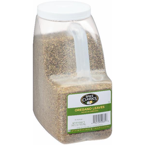 Spice Classics Oregano Leaves 1.75 Pound Each - 3 Per Case.
