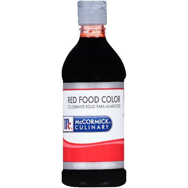 Mccormick Culinary Red Food Color Pt 1 Pt - 6 Per Case.