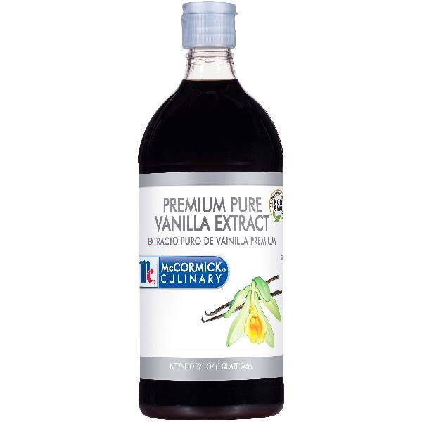 Mccormick Culinary Premium Pure Vanilla Extract Qt 1 Qs - 6 Per Case.