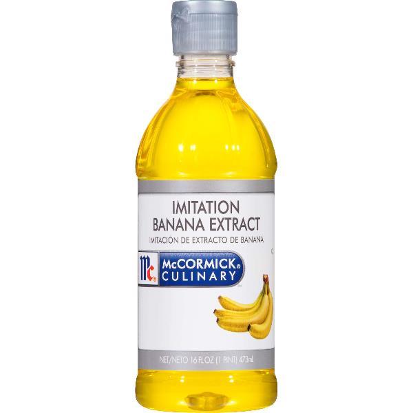 Mccormick Culinary Imitation Banana Extract Pt 1 Pt - 6 Per Case.