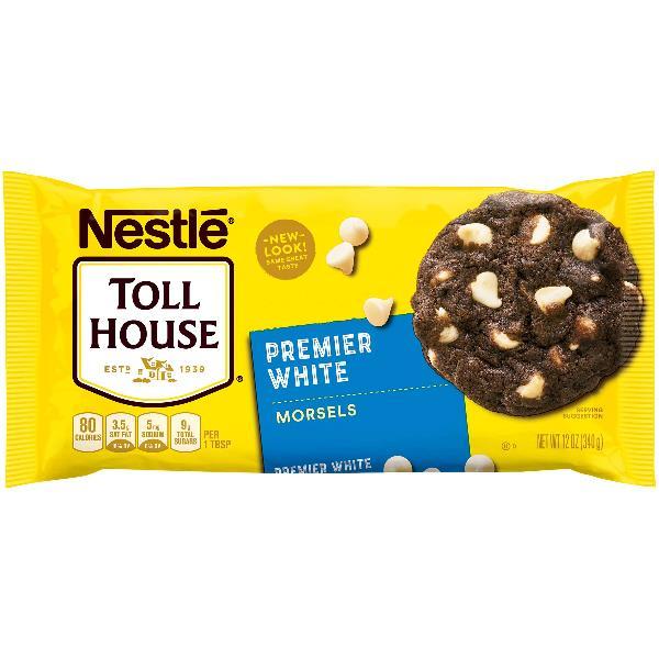 Nestle Toll House Morsels White Chocolate 12 Ounce Size - 12 Per Case.