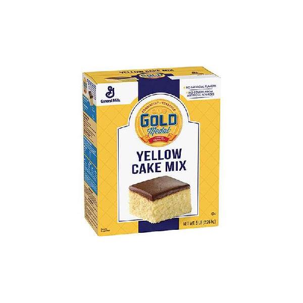 Gold Medal™ Cake Mix Yellow 5 Pound Each - 6 Per Case.