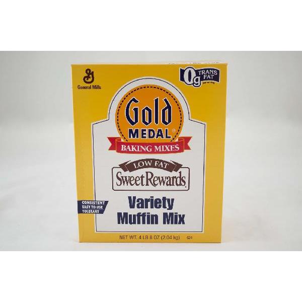 Gold Medal™ Sweet Rewards™ Muffin Mix Low Fat Variety 4.5 Pound Each - 6 Per Case.