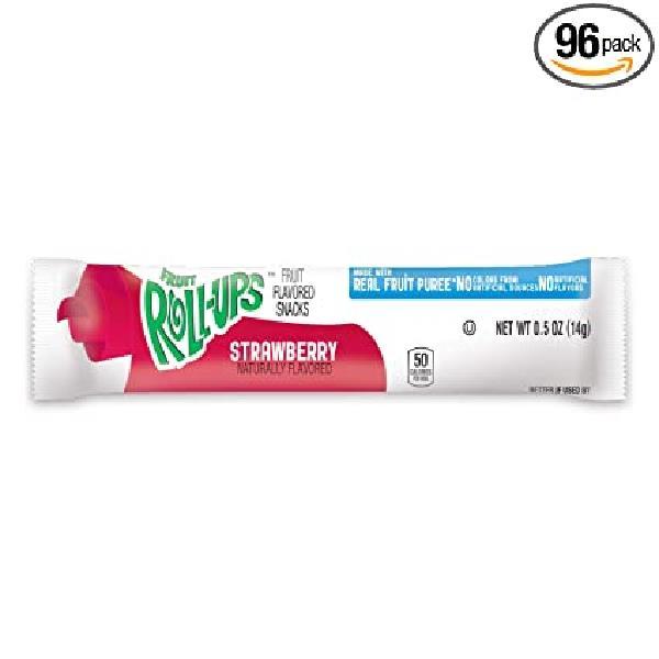 Betty Crocker™ Fruit Roll Ups™ Fruit Snacks Reduced Sugar Crazy Colors™ 0.5 Ounce Size - 96 Per Case.