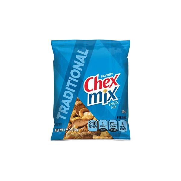 Chex Mix™ Snack Mix Single Serve Traditional 1.75 Ounce Size - 60 Per Case.