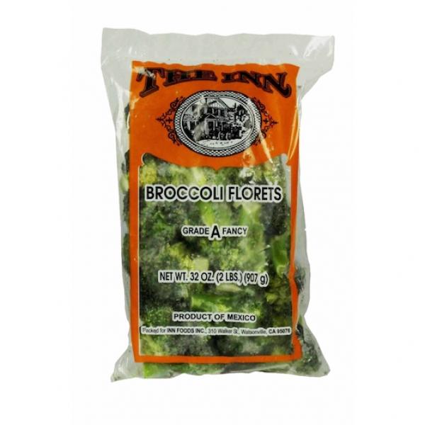 Broccoli Florets Wet 2 Pound Each - 12 Per Case.