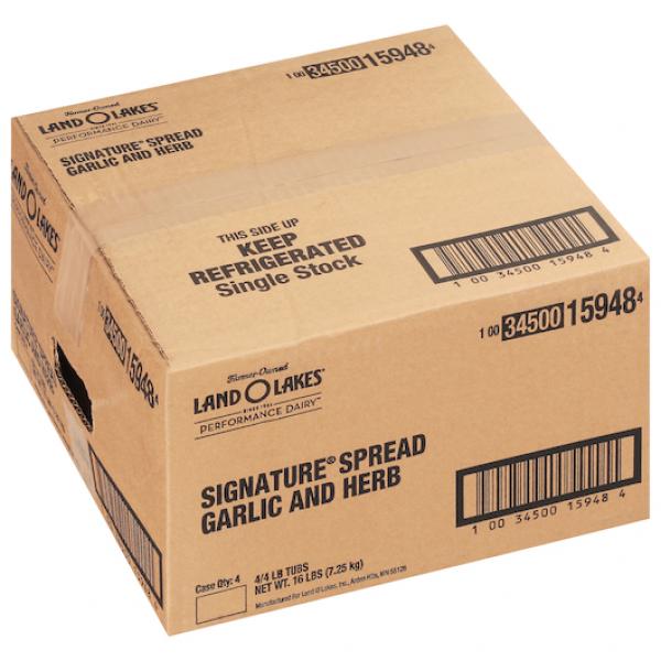 Land-O-Lakes® Signature® Spread Garlic &herb 4 Pound Each - 4 Per Case.