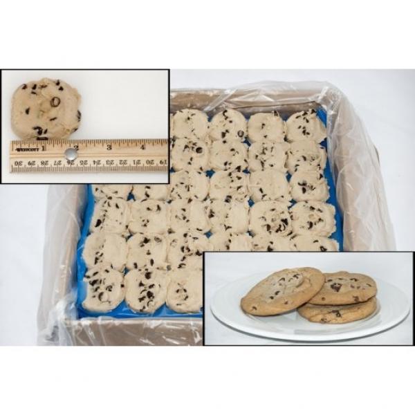 Pillsbury Best™ Frozen Cookie Dough Puck Chocolate Chip 20.25 Pound Each - 1 Per Case.