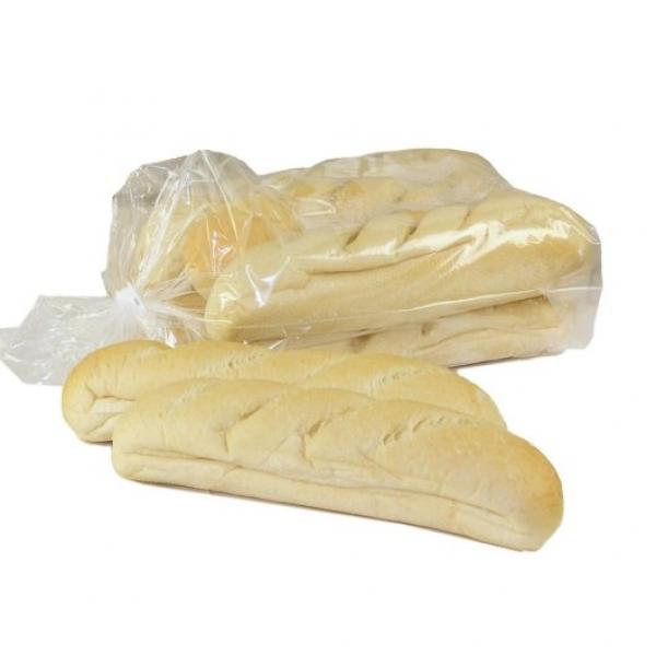 Sub Roll Par Baked White 6 Count Packs - 8 Per Case.