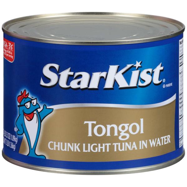 Starkist Chunk Light Tongol Water 66.5 Ounce Size - 6 Per Case.