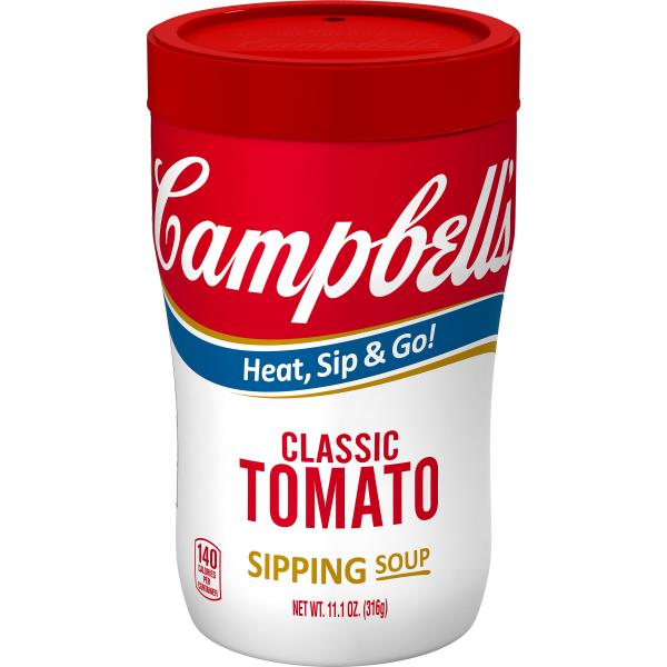 Campbell's On The Go Tomato Ready To Serve 11.1 Ounce Size - 8 Per Case.