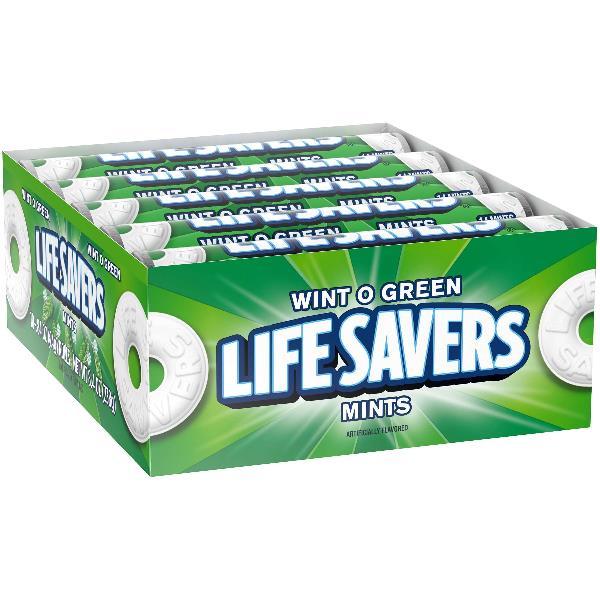 Life Savers Wintogreen Per Carton Cartons Per 0.84 Ounce Size - 300 Per Case.