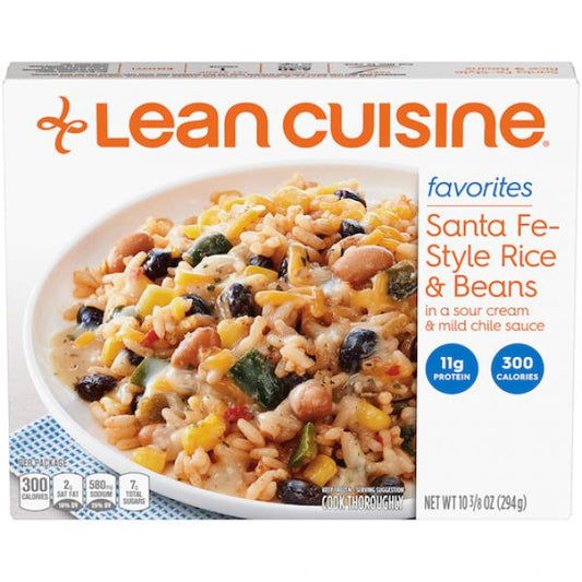 Lean Cuisine One Dish Favorites Meal Santa Festyle Rice & Beans 10.375 Ounce Size - 12 Per Case.