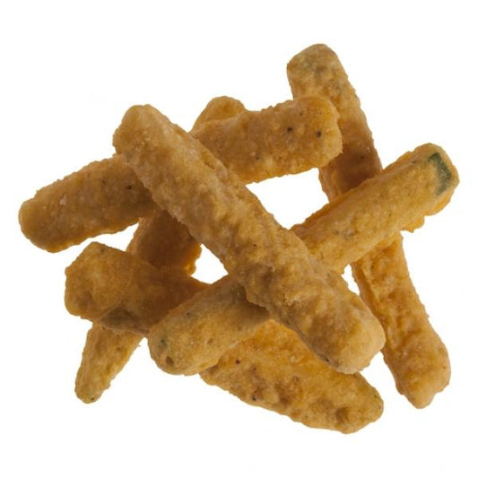 Battered Zucchini Sticks 2.5 Pound Each - 6 Per Case.