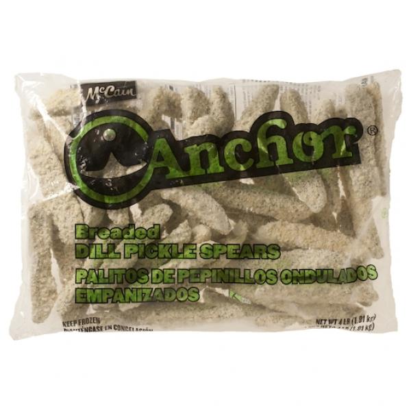 Anchor Breaded Dill Pickle Spears 4 Pound Each - 4 Per Case.