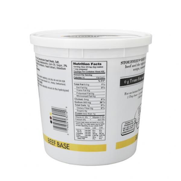 Stouffer's Beef Base (No Added Msg) Pounds 20 Pound Each - 1 Per Case.