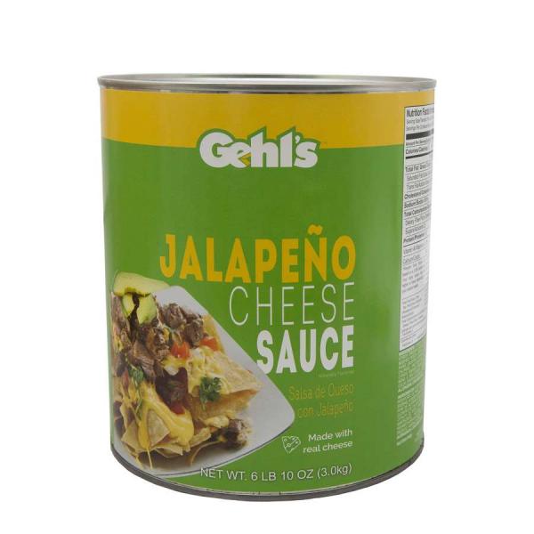 Sensibly Indulgent Jalapeno Cheese Can 106 Ounce Size - 6 Per Case.