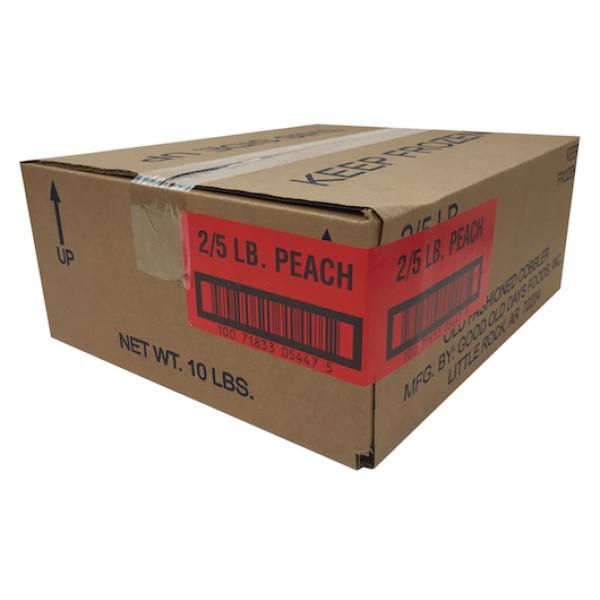 Peach Cobbler 5 Pound Each - 2 Per Case.