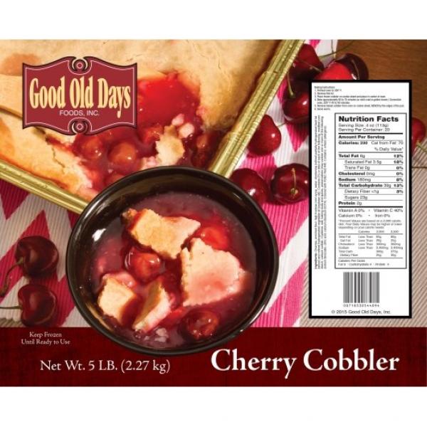 Cherry Cobbler 5 Pound Each - 2 Per Case.