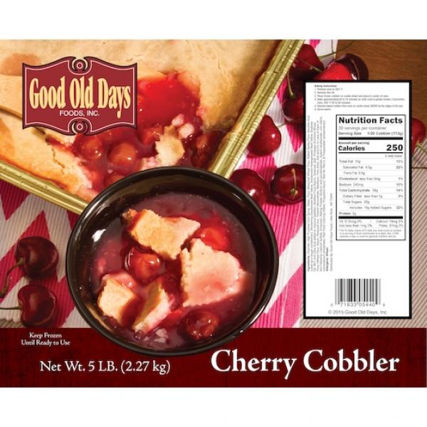 Cherry Cobbler 5 Pound Each - 2 Per Case.