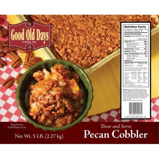 Pecan Cobbler 5 Pound Each - 2 Per Case.