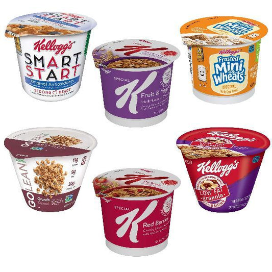 Kellogg's Wellness Variety Cereal Pack - 60 Per Case.