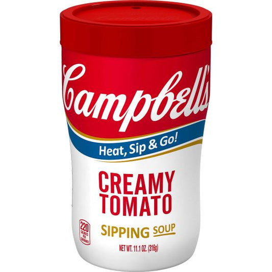 Campbell's Soup On The Go Creamy Tomato 11.1 Ounce Size - 8 Per Case.