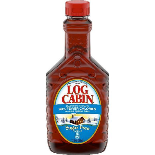 Log Cabin Sugar Free Syrup 12 Fluid Ounce - 12 Per Case.