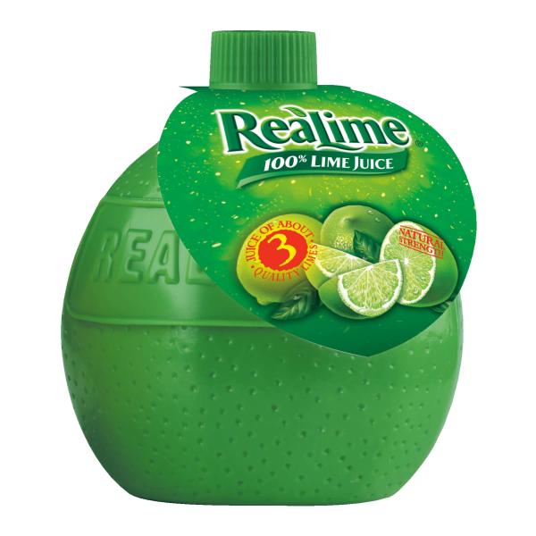 Realime Lime Juice Bottles 4.5 Fluid Ounce - 24 Per Case.