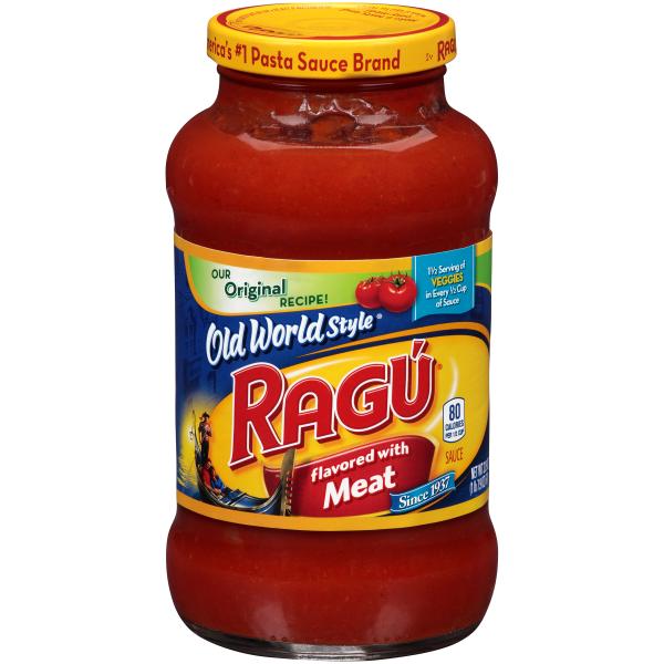 Ragu Ows Flavor Wmeat P Z 23.9 Ounce Size - 12 Per Case.