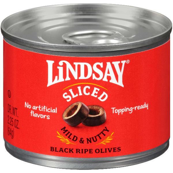 Sliced Olives 2.25 Ounce Size - 24 Per Case.