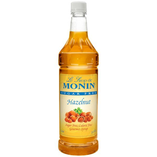 Monin Sugar Free Hazelnut 1 Liter - 4 Per Case.