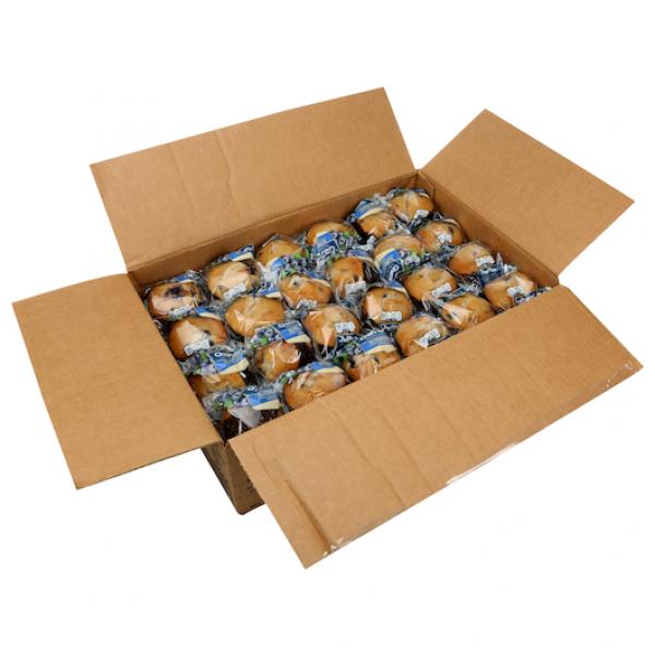 Chef Pierre Blueberry Individually Wrapped Muffins 2 Ounce Size - 48 Per Case.