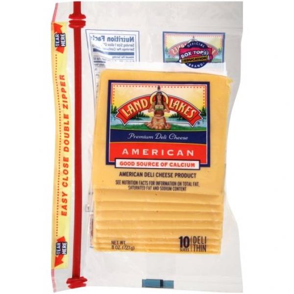 Land-O-Lakes® Sliced Yellow Deli American 8 Ounce Size - 12 Per Case.