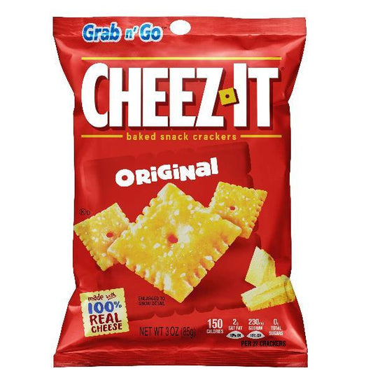 Kellogg's Sunshine Cheez-It Original Cracker, 3 Ounces - 36 Per Case.