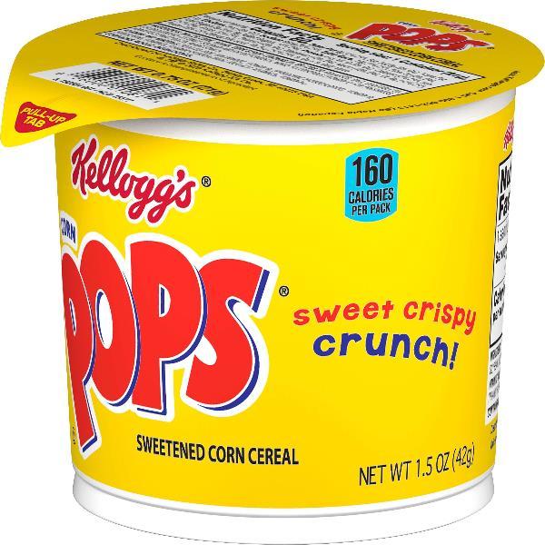 Kellogg's Corn Pops Cereal1.5 Ounce Size - 60 Per Case.