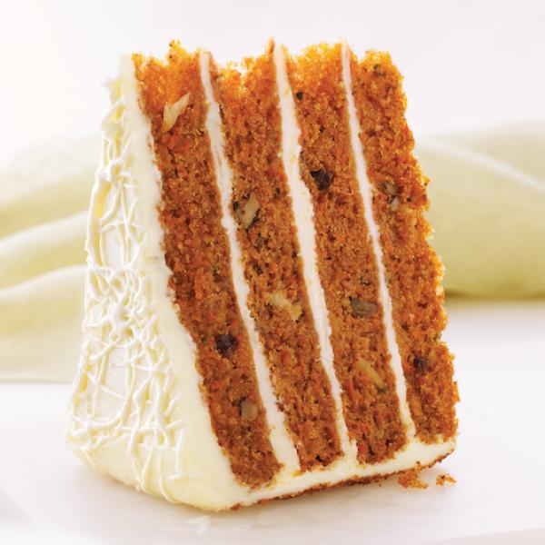 Cake Carrot High Slice Layer Frozen 7.44 Pound Each - 2 Per Case.